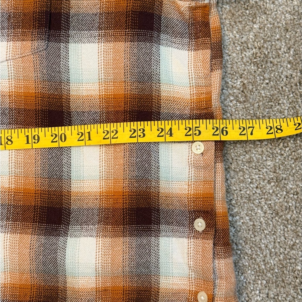 Madewell 100% Warm Plaid and Flannel Button-Down Shirt Sz XXL LAGENLOOK - Picture 7 of 13